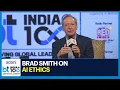 Brad Smith Discusses Ethical Implications And Impact Of AI On Jobs And Democracy