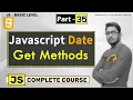 Js date get method in Javascript for beginners in hindi by smart mind