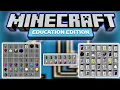 MINECRAFT How To Get All Items in Minecraft Education Edition Chemistry Lab Education Edition