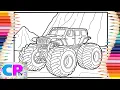 Monster Truck Coloring Pages coloringpagestv Kovan Electro-Light - Skyline Pt II