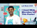 Lab Week 2025 I Used Real Microbes for My Winning Poster