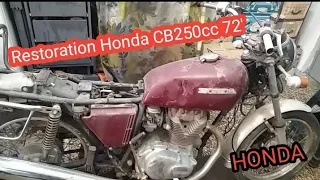  honda cb250cc k1 part 1 restoration on honda cb250cc k 1 part 1