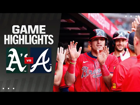 Download MP3 A's vs. Braves Game Highlights (5/31/24) | MLB Highlights