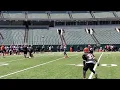 Joe Burrow Over Middle To Ja Marr Chase Cincinnati Bengals OTAs