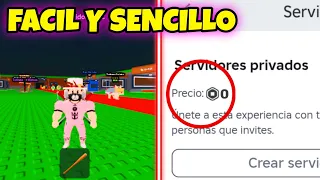 COMO TENER SERVIDOR PRIVADO GRATIS EN ROBA UN BRAINROT ROBLOX
