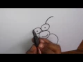 How to draw HOUSE FLY from NUMBER 8 step by step very easily