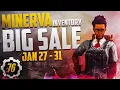 Fallout 76 Minerva s BIG SALE and Inventory January 27 - 31