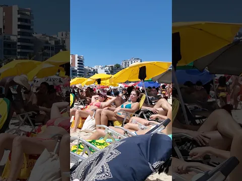 🇧🇷 Perfect Sunny Day In Copacabana Beach Brazil