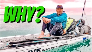 He’s LIVING on this PADDLE-BOARD!