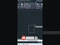Drawing a Rectangle in AutoCad 2022 Autocad Short Tricks