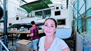 NO Wear & Tear for the Cutlass Bearing on Our Home Built Catamaran (MJ Sailing – Ep 297)