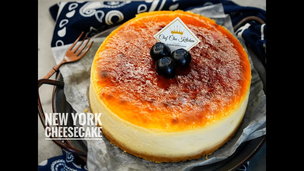 「簡易食譜」如何製作紐約芝士蛋糕/How to make NEW YORK Cheese Cake easy recipe/紐約經典重乳酪蛋糕食譜