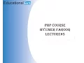 Relational and Logical Operators PHP Course Lecture By Umer Farooq
