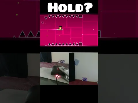 Geometry Dash: Stereo Madness Hold is surprisingly hard lol #geometrydash  #stereomadness