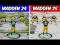 Madden 25 vs Madden 24 Side by Side Comparison