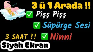 5 Dakikada Uyutur Annesi Onu Çok Severmiş Süpürge Sesi Siyah Ekran Lullabies Lullaby 