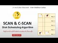 SCAN Algorithm C-SCAN Algorithm Disk Scheduling With Solved Example Quiz on SCAN C-SCAN