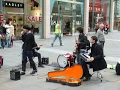 The Charlatans busking in Manchester - North Country Boy