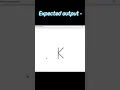 How to Draw Alphabet K using Python Turtle Module