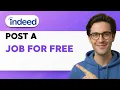 How to Post a Job on Indeed for Free 2026 Full Guide