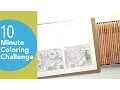 10 Minute Art Challenge Rainbow art Free printable coloring pages Time Lapse Colouring Tombow