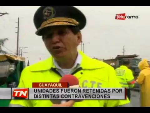 Unidades fueron retenidas por distintas contravenciones