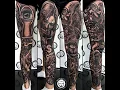 Full leg sleeve chicano gambling style
