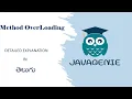 Method Overloading in Java in Telugu Easy to understand with examples