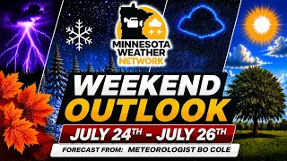 Minnesota Weather Forecast Weekend Outlook-7-24 - 7-26