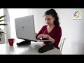 Portable Adjustable Aluminum Laptop Desk Stand Table Vented Ergonomic TV Bed laptop stand Working