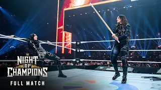 full match rhea ripley vs raquel rodriguez street fight night of champions 2025