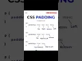 Css padding
