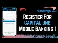How to Register Capital One Mobile Banking App
