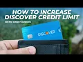 Discover it Card Credit Limit Increase How To Increase Discover Card Credit Limit