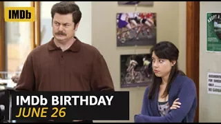 IMDb Birt ay Aubrey Plaza and Nick Offerman