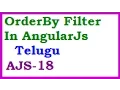 OrderBy Filter In AngularJs Telugu-vlr training