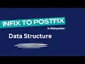 DATA STRUCTURE COMPUTER SCIENCE INFIX TO POSTFIX KTU S3 MALAYALAM