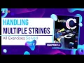 Let Us C Solutions C Programming Handling Multiple Strings in One Shot