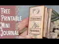 FREE PRINTABLE MINI CHRISTMAS JUNK JOURNAL - Tutorial