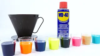 Galaxy-Painting with WD-40 and a Coffee Bag Holder