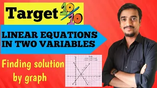 Class X Linear equations in two variables Finding solution by Graph