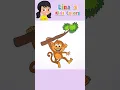 Five little monkeys jumping on the bed Kids Song Doodle Coloring for kids