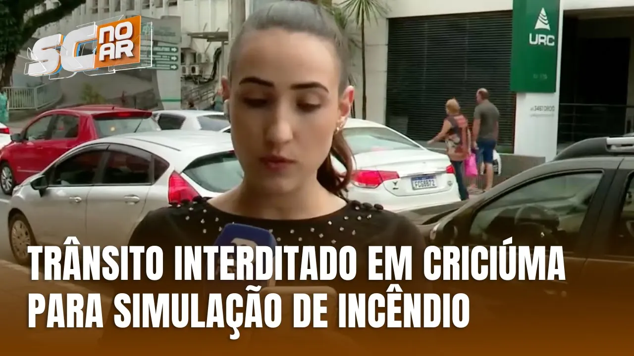 Trânsito em Criciúma será interditado para simulação de incêndio no Hospital São José