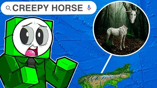 ACHEI O CREEPY HORSE E OUTRAS ENTIDADES NO GOOGLE MAPS!!