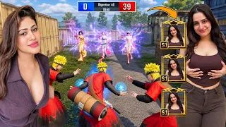 😭Got back revenge from Mythic Fashion Toxic Girls for insulting All Noob I Challenge 1vs3 😈🥵| BGMI