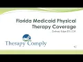 Florida Medicaid Coverage of Physical Therapy Services