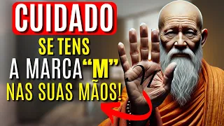REVELADO  O SIGNIFICADO OCULTO DA MARCA “M” NA PALMA DA MÃO | ENSINAMENTOS BUDISTAS