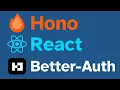 Full Stack Auth Tutorial Hono React Better Auth RPC Postgres TanStack Bun