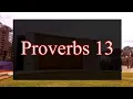 A reading of Proverbs 13 from the New Living Translation