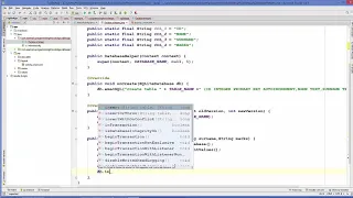 Android SQLite Database Tutorial 3 Insert values to SQLite Database table using Android